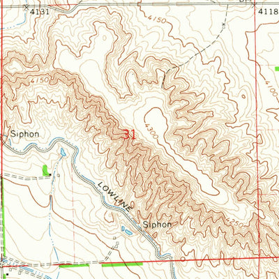 United States Geological Survey Bayard, NE (1965, 24000-Scale) digital map