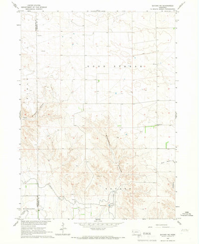 United States Geological Survey Bayard NE, NE (1965, 24000-Scale) digital map