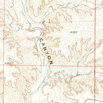 United States Geological Survey Bayard NE, NE (1965, 24000-Scale) digital map