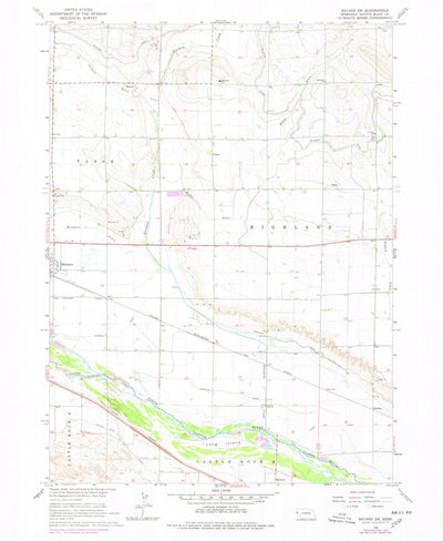 United States Geological Survey Bayard SW, NE (1965, 24000-Scale) digital map
