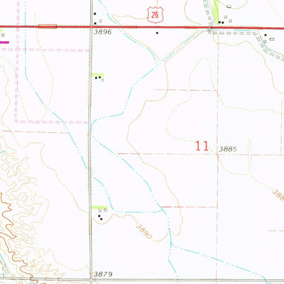 United States Geological Survey Bayard SW, NE (1965, 24000-Scale) digital map
