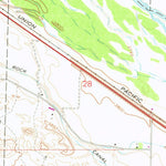 United States Geological Survey Bayard SW, NE (1965, 24000-Scale) digital map
