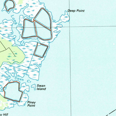 United States Geological Survey Bayboro, NC (1985, 100000-Scale) digital map