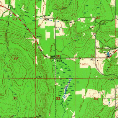 United States Geological Survey Bayfield, WI (1964, 62500-Scale) digital map