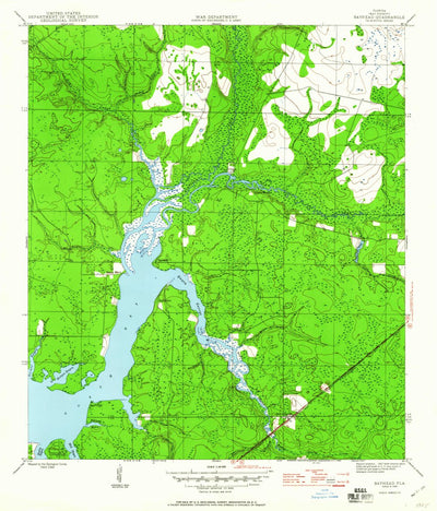 United States Geological Survey Bayhead, FL (1945, 24000-Scale) digital map