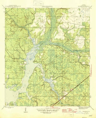 United States Geological Survey Bayhead, FL (1945, 31680-Scale) digital map