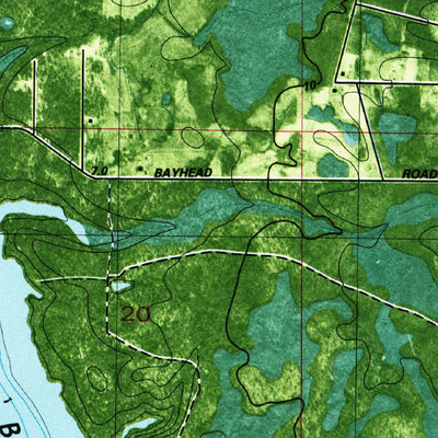 United States Geological Survey Bayhead, FL (1982, 24000-Scale) digital map