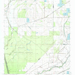 United States Geological Survey Bayland, MS (1988, 24000-Scale) digital map