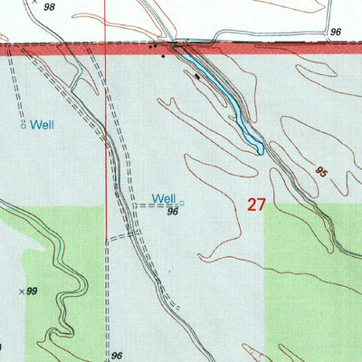 United States Geological Survey Bayland, MS (2000, 24000-Scale) digital map