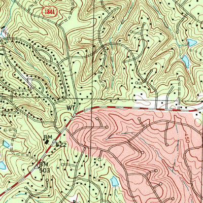 United States Geological Survey Bayleaf, NC (1993, 24000-Scale) digital map