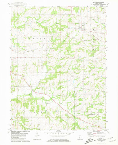 United States Geological Survey Baylis, IL (1981, 24000-Scale) digital map