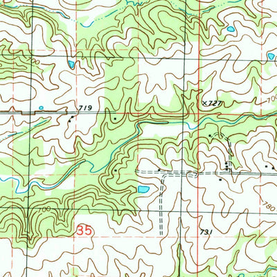United States Geological Survey Baylis, IL (1998, 24000-Scale) digital map
