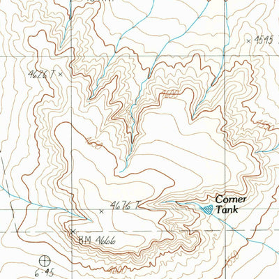 United States Geological Survey Baylor Draw, TX (1984, 24000-Scale) digital map