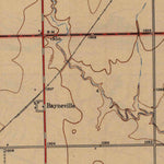 United States Geological Survey Bayneville, KS (1943, 31680-Scale) digital map