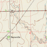 United States Geological Survey Bayneville, KS (1961, 24000-Scale) digital map