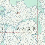 United States Geological Survey Bayou Blanc, LA (1948, 24000-Scale) digital map
