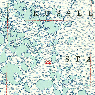 United States Geological Survey Bayou Blanc, LA (1948, 24000-Scale) digital map