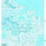 United States Geological Survey Bayou Blanc, LA (1999, 24000-Scale) digital map