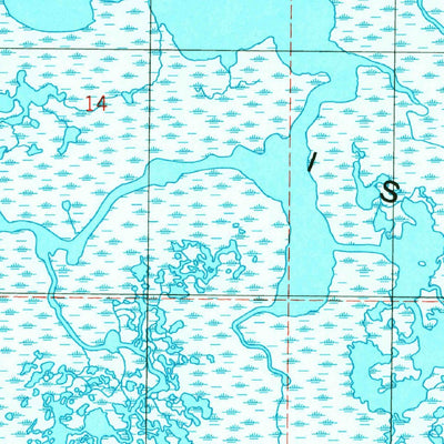 United States Geological Survey Bayou Blanc, LA (1999, 24000-Scale) digital map