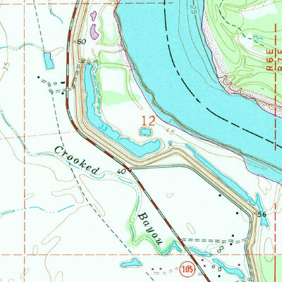 United States Geological Survey Bayou Current, LA (1969, 24000-Scale) digital map