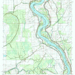 United States Geological Survey Bayou Current, LA (1998, 24000-Scale) digital map