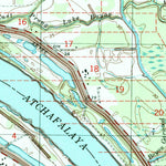 United States Geological Survey Bayou Current, LA (1998, 24000-Scale) digital map