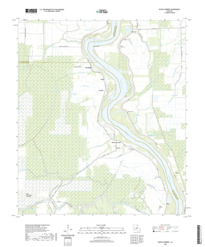 United States Geological Survey Bayou Current, LA (2020, 24000-Scale) digital map
