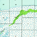 United States Geological Survey Bayou Du Large, LA (1940, 62500-Scale) digital map