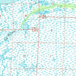 United States Geological Survey Bayou Du Large, LA (1964, 62500-Scale) digital map