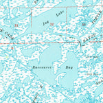 United States Geological Survey Bayou Du Large, LA (1964, 62500-Scale) digital map