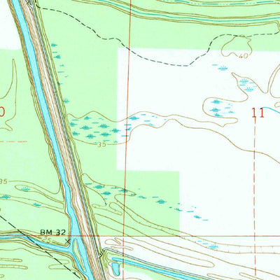 United States Geological Survey Bayou Jack, LA (1969, 24000-Scale) digital map