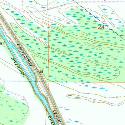 United States Geological Survey Bayou Jack, LA (1969, 24000-Scale) digital map