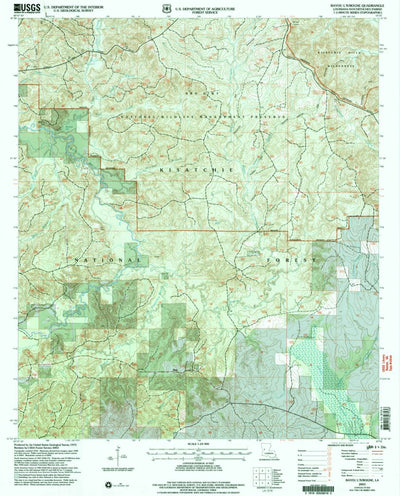 United States Geological Survey Bayou Livrogne, LA (2003, 24000-Scale) digital map