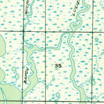 United States Geological Survey Bayou Lucien, LA (1949, 31680-Scale) digital map