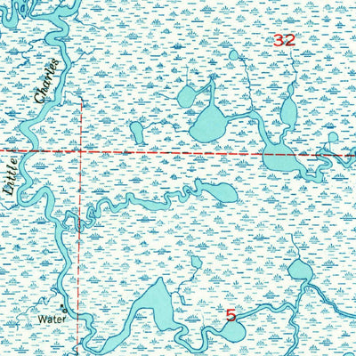 United States Geological Survey Bayou Lucien, LA (1951, 24000-Scale) digital map