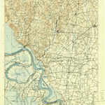 United States Geological Survey Bayou Sara, LA-MS (1906, 125000-Scale) digital map