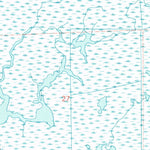United States Geological Survey Bayou Sauveur, LA (1964, 24000-Scale) digital map