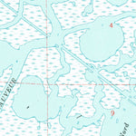 United States Geological Survey Bayou Sauveur, LA (1964, 24000-Scale) digital map