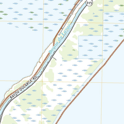 United States Geological Survey Bayou Sauveur, LA (2020, 24000-Scale) digital map