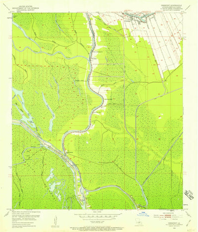United States Geological Survey Bayou Sorrel, LA (1953, 24000-Scale) digital map