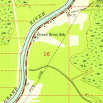 United States Geological Survey Bayou Sorrel, LA (1953, 24000-Scale) digital map