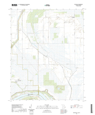 United States Geological Survey Bayouville, MO (2021, 24000-Scale) digital map