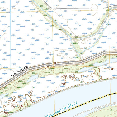 United States Geological Survey Bayouville, MO (2021, 24000-Scale) digital map