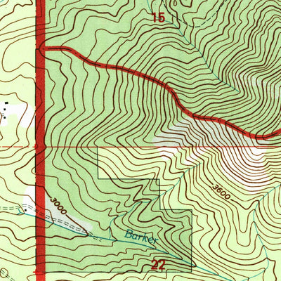 United States Geological Survey Bayview, ID (1996, 24000-Scale) digital map