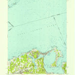 United States Geological Survey Bayville, NY-CT (1954, 24000-Scale) digital map