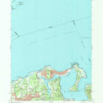 United States Geological Survey Bayville, NY-CT (1967, 24000-Scale) digital map
