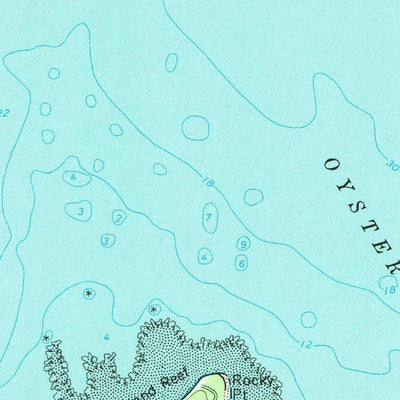 United States Geological Survey Bayville, NY-CT (1967, 24000-Scale) digital map