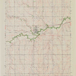 United States Geological Survey Bazine, KS (1966, 24000-Scale) digital map