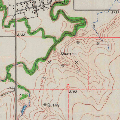 United States Geological Survey Bazine, KS (1966, 24000-Scale) digital map