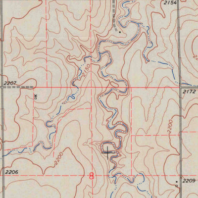 United States Geological Survey Bazine, KS (1966, 24000-Scale) digital map